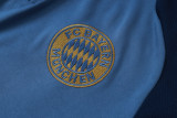 2026-27 Bayern Gray Blue Half Pull Tracksuit #B26050(半拉链)