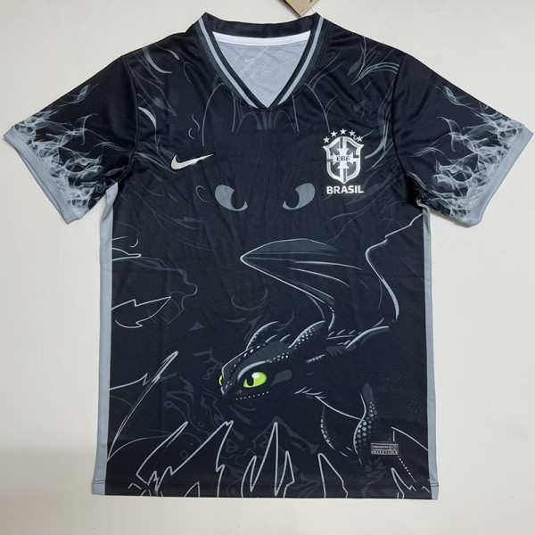 2026-27 Brazil Black Special Edition Fans Soccer Jersey