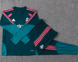 2026-27 RMA Dark green Half Pull Tracksuit #B26044(半拉链)