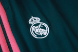 2026-27 RMA Dark green Half Pull Tracksuit #B26044(半拉链)
