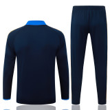 2026-27 Boca Juniors Royal blue Half Pull Tracksuit #B26046(半拉链)