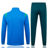 2026-27 Brazil Lake blue Jacket Tracksuit #A26043