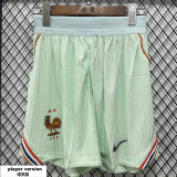 2026-27 France Away Player Version Shorts Pants (浅绿色)(球员短裤)