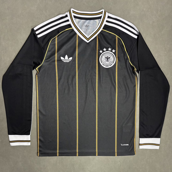 2026-27 Germany Black Gold Long Sleeve Soccer Jersey (长袖)