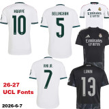 2026-27 RMA Third Long Sleeve Player Version Soccer Jersey (长袖球员)