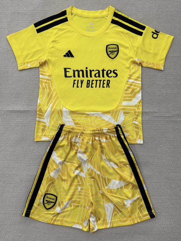 2026-27 ARS Yellow Goalkeeper Kids Soccer Jersey