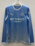 2026-27 Man City Home Long Sleeve Soccer Jersey (长袖)