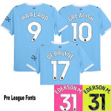2026-27 Man City Home Long Sleeve Soccer Jersey (长袖)