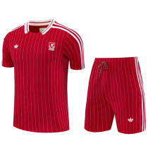 2025-26 LIV Red Training Short Suit