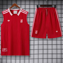 2025-26 LIV Red Tank top and shorts suit