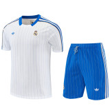 2025-26 RMA White Training Short Suit