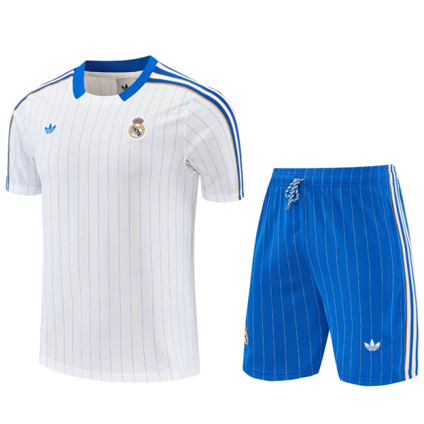 2025-26 RMA White Training Short Suit