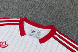 2025-26 Man Utd White red Training Short Suit