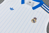 2025-26 RMA White Tank top and shorts suit