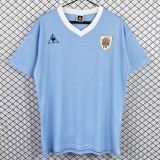 1986 Uruguay Home Retro Soccer Jersey