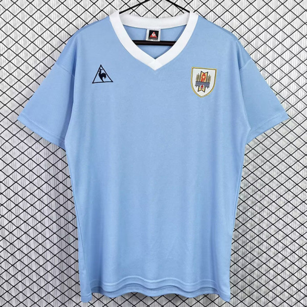 1986 Uruguay Home Retro Soccer Jersey