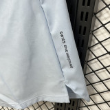 D629 ON Light blue Casual Short Pants