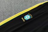 2026-27 Brazil Black Half Pull Tracksuit (半拉链)