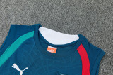 2026-27 Portugal Lake blue Tank top and shorts suit