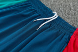 2026-27 Portugal Lake blue Tank top and shorts suit