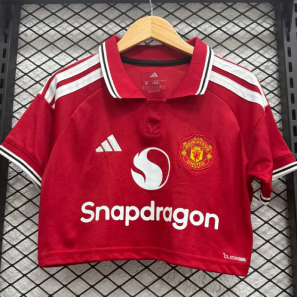 2026-27 Man Utd Home Women Cheerleader Shirt (女啦啦短袖)