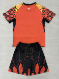 2026-27 Man City Orange Goalkeeper Kids Soccer Jersey