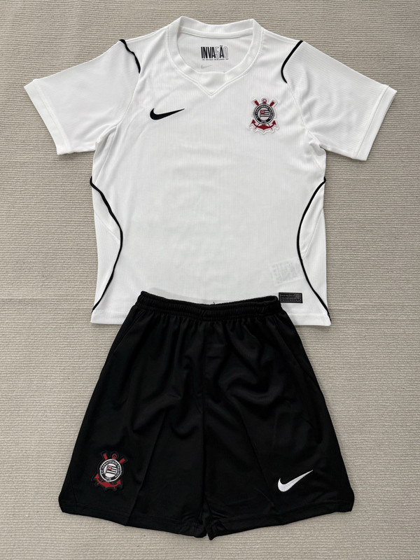 2026-27 Corinthians Home Kids Soccer Jersey
