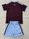 2026-27 Aston Villa Home Kids Soccer Jersey