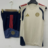 2026-27 Bayern Apricot Yellow Tank top and shorts suit (背心短裤)