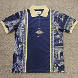 2026-27 PSG Blue Black Casual Edition Polo Short Sleeve