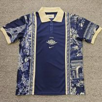 2026-27 PSG Blue Black Casual Edition Polo Short Sleeve