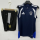 2026-27 LA Galaxy Royal blue Tank top and shorts suit (背心短裤)