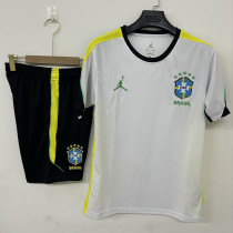 2026-27 Brazil Jordan White Training Short Suit