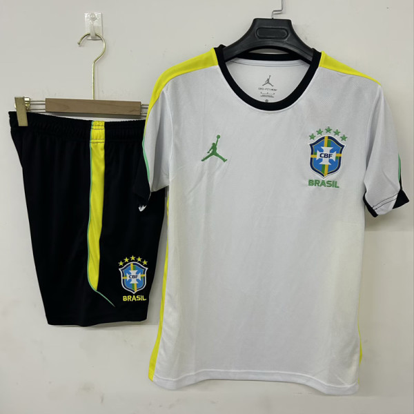 2026-27 Brazil Jordan White Training Short Suit