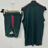 2026-27 RMA Green Tank top and shorts suit (背心短裤)