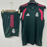 2026-27 RMA Green Tank top and shorts suit (背心短裤)