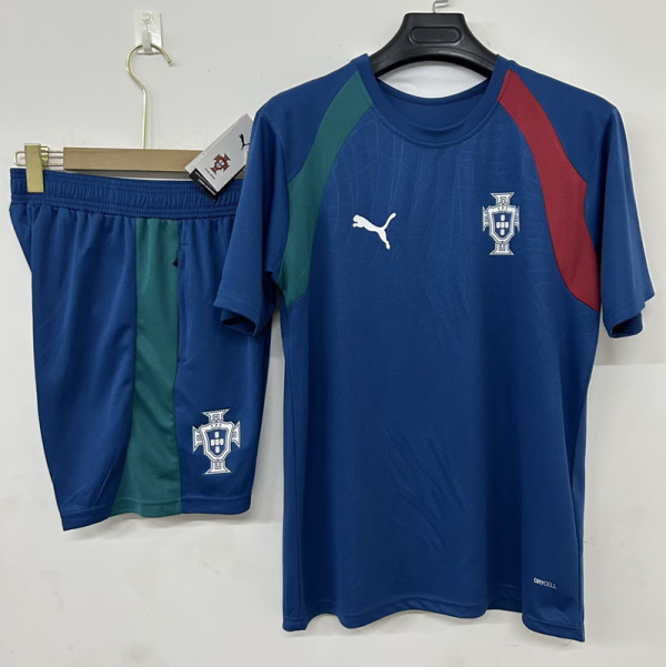 2026-27 Portugal Lake blue Training Short Suit