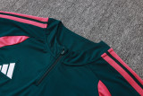 2026-27 RMA Dark green Half Pull Tracksuit #B26045(半拉链)