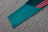 2026-27 RMA Dark green Half Pull Tracksuit #B26045(半拉链)