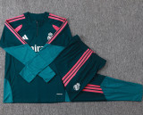 2026-27 RMA Dark green Half Pull Tracksuit #B26045(半拉链)