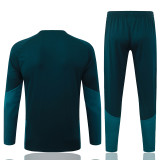 2026-27 RMA Dark green Half Pull Tracksuit #B26045(半拉链)