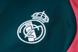2026-27 RMA Dark green Half Pull Tracksuit #B26045(半拉链)