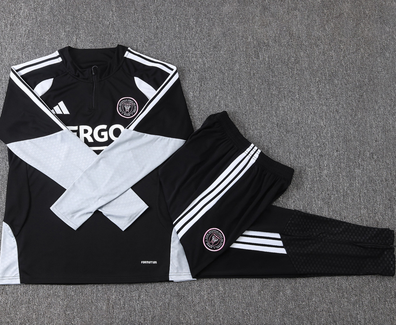 US 33.00 2627 Inter Miami Black Kids Half Pull Tracksuit E26034(童装 — free download