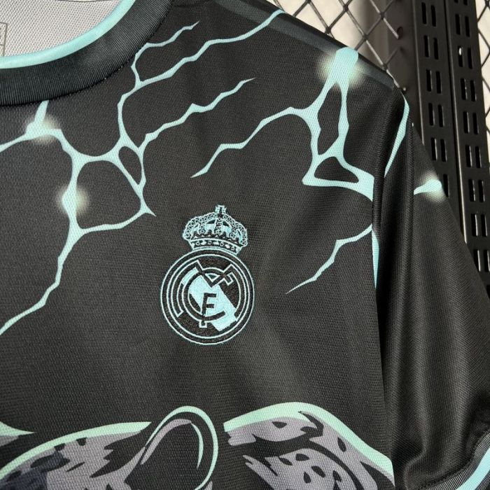 Real Madrid Special Edition Black and green Shirt 2024/25