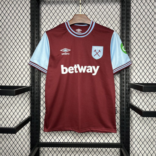 24-25 West Ham Home Kit