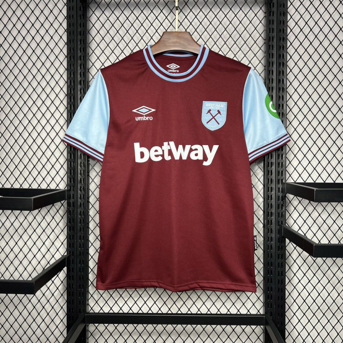 24-25 West Ham Home Kit