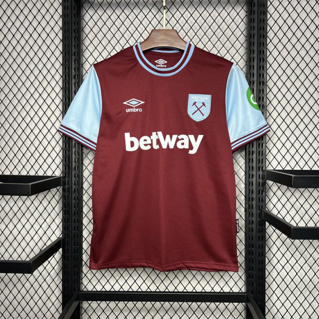 24-25 West Ham Home Kit