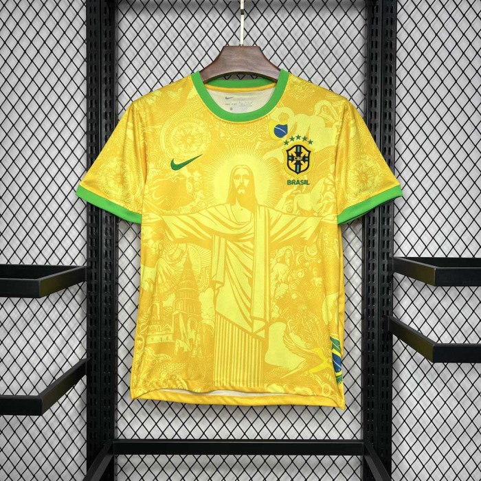 Brasil Brazil jersey 2024  Jesus the Redeemer Special Edition Shirt
