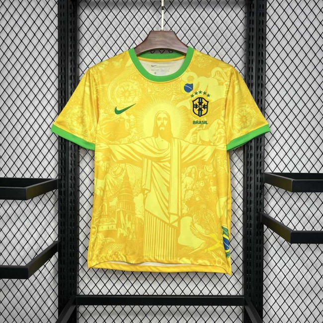 Brasil Brazil jersey 2024 Jesus the Redeemer Special Edition Shirt