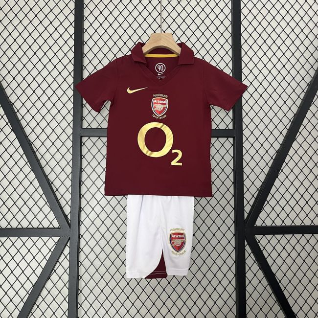 Arsenal Jersey 2005/06 Retro Home Kids Kits